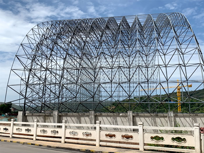 潜江山寨矿储煤棚网架